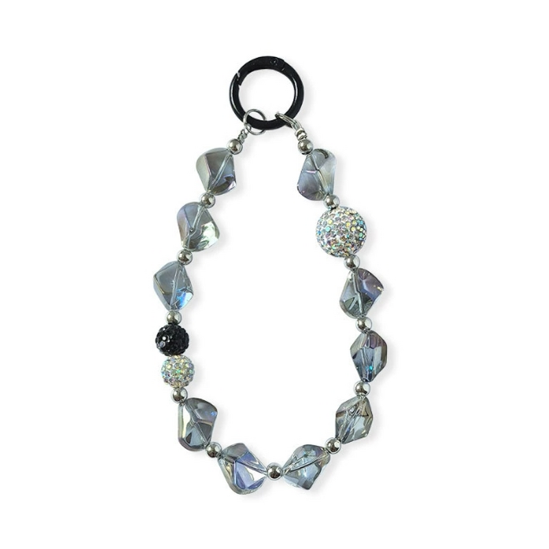 Keychain Manufacturer - Alien Diamond Crystal Bead Car Keychain