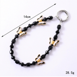 Phone Chain Factory - Crystal Bead Alloy Butterfly Pendant