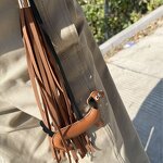 Keychain Factory - Extra Long Pug Tassel Pendant PU Cartoon