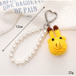 Keychain Factory - Plush Giraffe Bag Pendant Short Key Chain