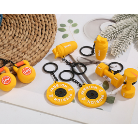 Fitness Keychain Manufacturer - Mini Dumbbell Barbell Gym Gift