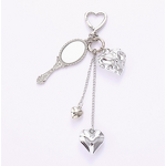 Phone Pendant Factory - Love Metal Keychain Bag Hanging Niche