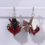 Keychain Factory - Anime Acrylic Keychain Leopard Heart Bottle Opener