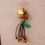 Keychain Manufacturer - Beaded Bag Pendant Wooden Resin Beads
