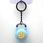 Keychain Supplier - 3D Rubber Keychain Barbell Kettlebell Pendant
