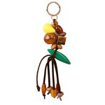 Keychain Manufacturer - Beaded Bag Pendant Wooden Resin Beads