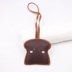 Keychain Manufacturer - Wheat Leather Toast Bread Luggage Pendant
