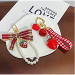 Keychain Manufacturer - Strawberry Bell Keychain Fairy Bag Cute
