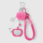 Keychain Supplier - Plush Ball Strawberry Star Apple Keychain