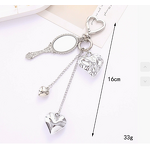 Phone Pendant Factory - Love Metal Keychain Bag Hanging Niche