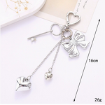 Phone Pendant Factory - Love Metal Keychain Bag Hanging Niche