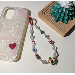 Phone Lanyard Factory - Christmas Hand-Painted Bead Crystal Alloy