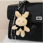 Keychain Manufacturer - Plush Bunny Pendant Leather Heart Cute