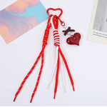 Keychain Factory - Woven Rope Acrylic Bow Keychain Handmade