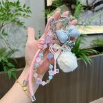 Keychain Manufacturer - Leather Bow Luggage Accessory Candy Color