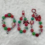 Phone Chain Manufacturer - Santa Boots Crystal Bead Phone Lanyard