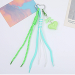 Keychain Factory - Woven Rope Acrylic Bow Keychain Handmade