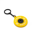 Keychain Manufacturer - Rubber Fitness Barbell Dumbbell Keychain