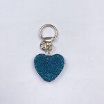 Keychain Manufacturer - Full Rhinestone Heart Keychain Zinc Alloy