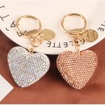 Keychain Supplier - Alloy Keychain Diamond Love Earphone Cover