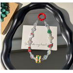 Phone Lanyard Factory - Christmas Hand-Painted Bead Crystal Alloy