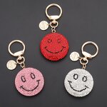 Keychain Supplier - Clay Diamond Smiling Face Keychain Personality