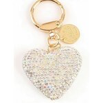 Keychain Supplier - Heart Alloy Keychain Diamond Inlaid Bag Charm
