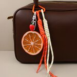 Keychain Factory - Fruit Lemon Strawberry Pendant Simple