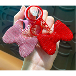 Keychain Factory - Diamond Bow Keychain Full Rhinestone Backpack