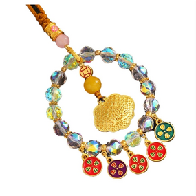 Car Pendant Factory - Five Way God of Wealth Abacus Lock Safety