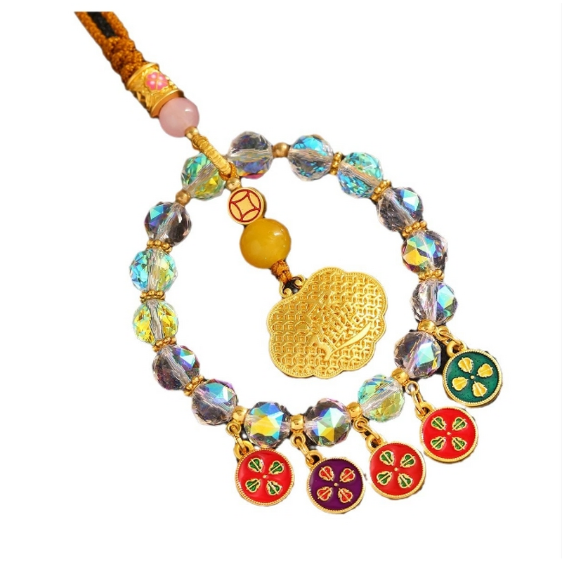 Car Pendant Factory - Five Way God of Wealth Abacus Lock Safety