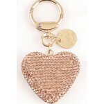 Keychain Supplier - Heart Alloy Keychain Diamond Inlaid Bag Charm