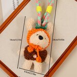 Keychain Supplier - Plush Bear Doll Pendant Handmade Niche