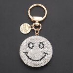 Keychain Supplier - Clay Diamond Smiling Face Keychain Personality