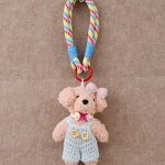 Keychain Supplier - Plush Teddy Bear Puppy Toy Bag Pendant Doll