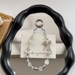 Keychain Manufacturer - Alloy Bow Crystal Resin Bead