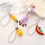Keychain Factory - Plush Giraffe Bag Pendant Short Key Chain
