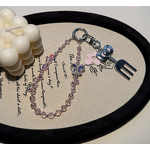 Phone Chain Supplier - High-End Crystal Bead Alloy Butterfly