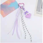Keychain Factory - Woven Rope Acrylic Bow Keychain Handmade
