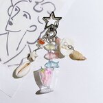 Keychain Factory - Beach Shell Ice Cream Keychain Summer Wholesale