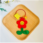 Keychain Manufacturer - Acrylic Smile Sunflower Keychain Car Bag