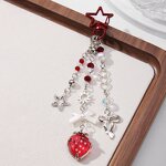 Keychain Supplier - Pearl Hollow Heart Star Spider Wings Keychain
