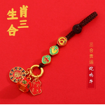 Keychain Supplier - Zodiac Car Keychain Talisman Bag Pendant