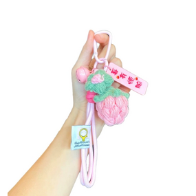 Keychain Supplier - Cartoon Woolen Backpack Keychain Inspirational