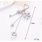 Phone Pendant Factory - Love Metal Keychain Bag Hanging Niche