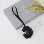 Keychain Supplier - Multi-layer Patch Croissant Keychain Bag Pendant