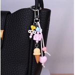 Keychain Manufacturer - Ice Cream Keychain Heart Colorful Bead Love