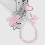 Keychain Manufacturer - Crystal Bead Acrylic Star Love Guitar Keychain