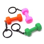 Keychain Factory - 3D Rubber Dumbbell Keychain Couple Souvenir