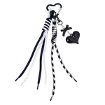 Keychain Factory - Woven Rope Acrylic Bow Keychain Handmade